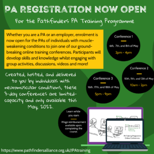 PA Training conference advert